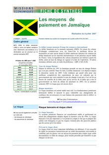 Les moyens de paiement en Jamaïque