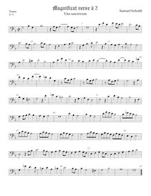 Partition 3rd verse − ténor ou viole de basse, basse clef, Tabulatura Nova
