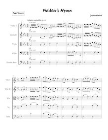 Partition complète, Fiddler s Hymn, E♭ major, Welch, Robert Justin