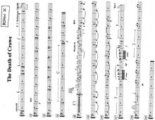 Partition basson 2, pour Death of Crowe, a minor, Robertson, Ernest John