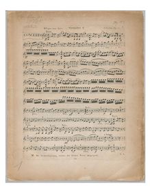 Partition Complete Orchestral parties (without Piano), Concerto pour Piano 4 mains et orchestre, Op.153
