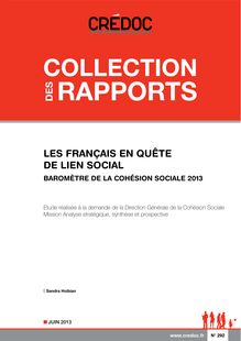 Les français en quête de lien social