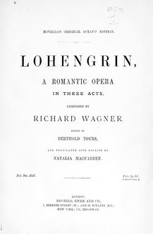 Partition complète, Lohengrin, Composer par Composer