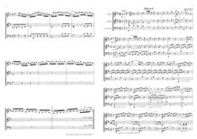 Partition No.1 en D major, 3 corde Trios, Pleyel, Ignaz