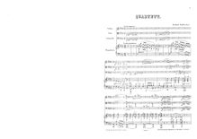 Partition complète et parties, Piano quatuor, E♭ major