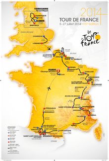 Le parcours du Tour de France 2014