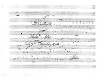 Partition parties complètes (Manuscript), Divertimento pour violon et viole de gambe par Alessandro Rolla
