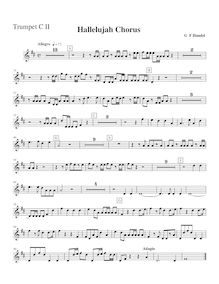 Partition trompette 2 (C), Messiah, Handel, George Frideric