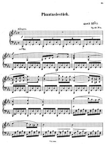 Partition No.2, 2 pièces pour Piano, Op.47, Brüll, Ignaz