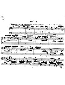 Partition , Finale: Fuga, orgue Sonata No.2, Op.40, A minor, Kühmstedt, Friedrich