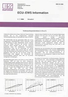 ECU-EWS Information. 1 1994 Monatlich
