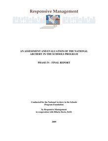 AN ASSESSMENT AND EVALUATION OF THE NATIONAL ...