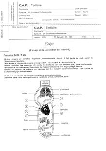 Vie sociale et professionnelle (VSP) 2000 CAP Agent d Entreposage et de messagerie