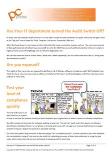 Has Your IT Department Turned the audit switch off?