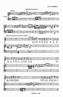 Partition Act II, Semiramide, Melodramma tragico in due atti, Rossini, Gioacchino