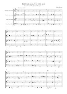 Partition complète (SATGb enregistrements), Dreissig kleine Choralvorspiele zu den gebräuchlichsten Chorälen