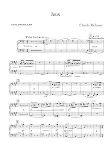 Partition violoncelles, Debussy, Claude
