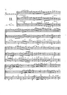 Partition complète, Sonata 2 pour 3, book 3, Barrière, Jean-Baptiste