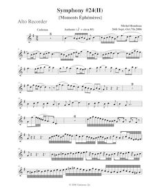 Partition aigu enregistrement , Symphony No.24, C major, Rondeau, Michel