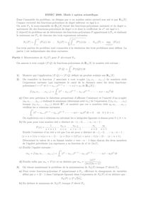ESSEC 2000 mathematiques i classe prepa hec (ecs)