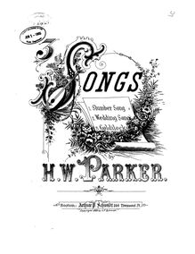 Partition , Goldilocks, 3 Early chansons, Parker, Horatio