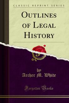 Outlines of Legal History