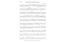 Partition Euphonium, pour Invincible Eagle, D major/G major, Sousa, John Philip