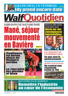 Walf Quotidien N° 9315 - Du jeudi 13 avril 2023