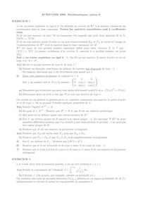 Ecricome 2000 mathematiques classe prepa hec (s)