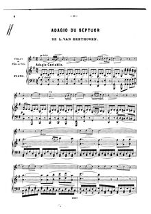 Partition de piano, Septet, Beethoven, Ludwig van