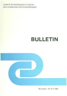 BULLETIN. Nos 6-7/1983