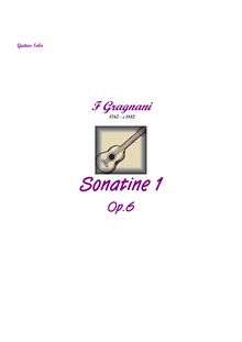 Partition Sonatina No.1, Tre Sonatine e un tema con variazioni, op. 6
