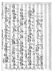 Partition complète, Sonata en Re min. per flauto dritto e basso