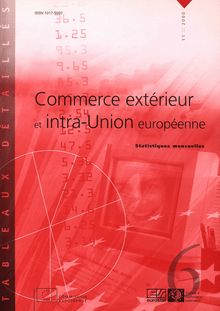 Commerce extérieur et intra-Union européenne. Statistiques mensuelles- 11 2000
