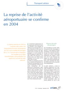 Année économique et sociale 2004 en Martinique