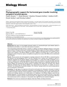 Phylogeographic support for horizontal gene transfer involving sympatric bruchid species