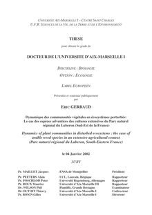 THESE DOCTEUR DE L UNIVERSITE D AIX-MARSEILLE I DISCIPLINE ...