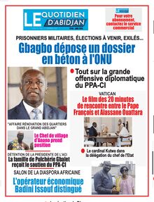 Le Quotidien d’Abidjan N° 4204 - du lundi 19 septembre 2022
