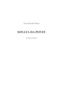 Partition complète, Sonata da ponte, Beischer-Matyó, Tamás