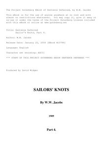 Sentence Deferred - Sailor s Knots, Part 4.