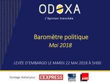 Baromètre politique Odoxa Mai 2018