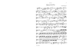 Partition parties complètes, corde quatuor, F minor, Macan, Karl Emanuel