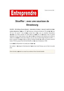 Stoeffler : avec une saucisse de Strasbourg