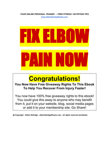 Tennis elbow elbow pain treatment