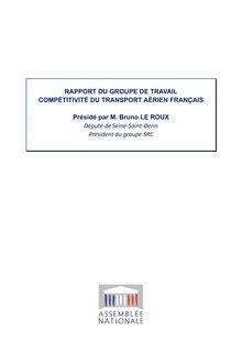 Rapport Le Roux sur la compétitivité du transport aérien français
