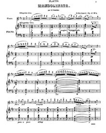 Partition de piano, Fantaisies brillantes sur des chansons favorites par Henri Steckmest