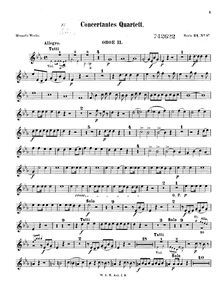 Partition hautbois 2, Sinfonia concertante, Sinfonia Concertante