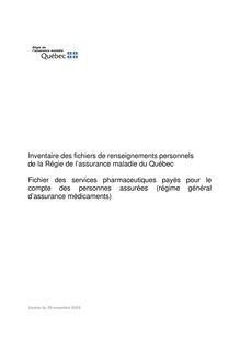 Fiche de renseignements personnels de la Régie de l  assurance maladie du Québec