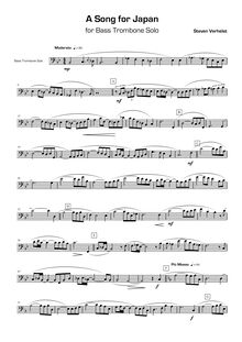 Partition complète (basse Trombone), A Song pour Japan