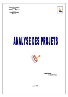 Analyse des projets
